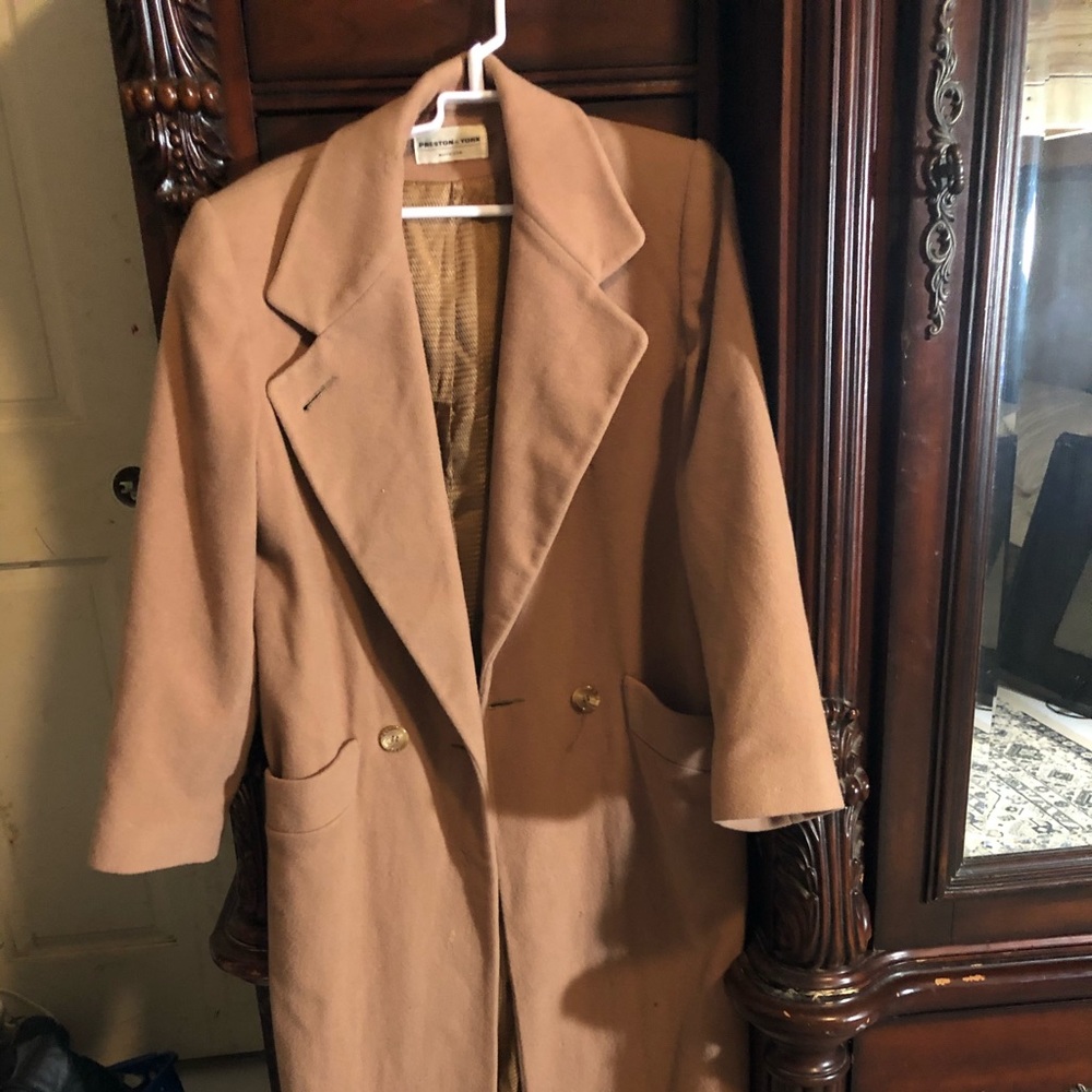 Very loved an worn wool coat.